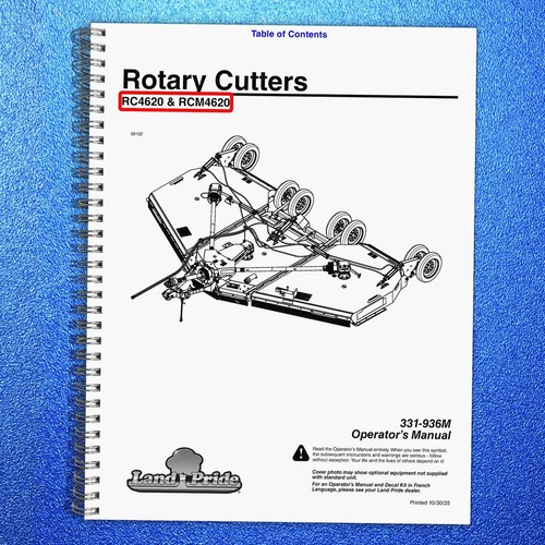 Land pride rc4620 - land, rotary